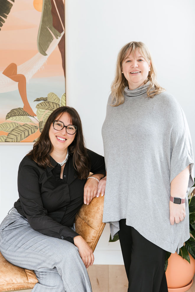 Jasmine Meunier-Naubert et Marie-Josée Bélanger, CRHA